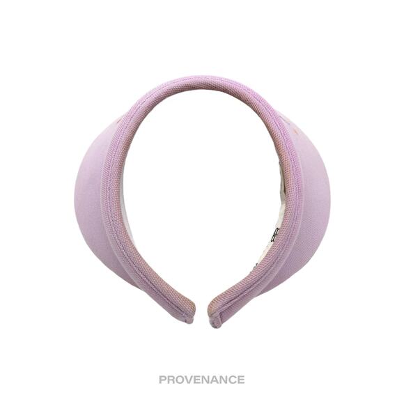 🔴 Balenciaga Logo Embroidered Visor - Lavender Geometric - Picture 8 of 10